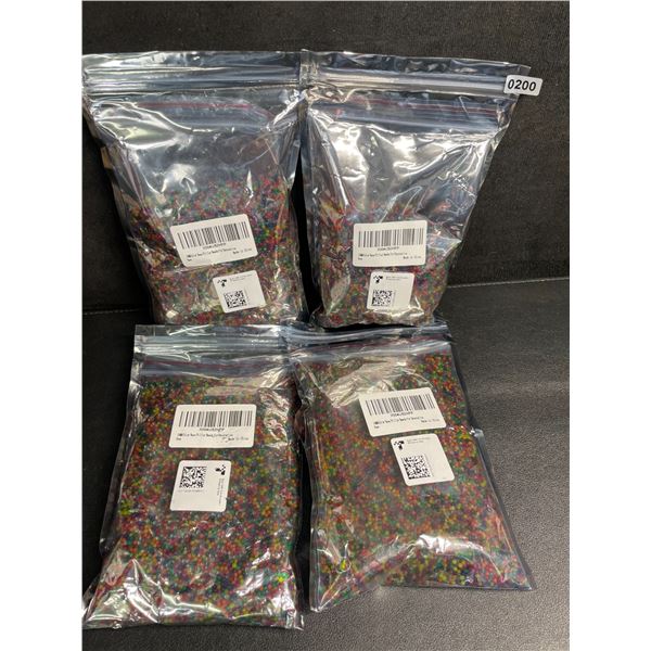 4 Bags of Colorful Vase Filler Beads/Decorative Beads - New
