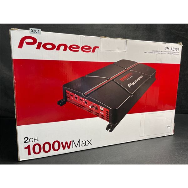 Pioneer 1000W Max Bridgeable Two-Channel Power Amplifier (Model: GM-A5702) BRAND NEW!