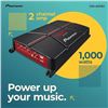 Image 8 : Pioneer 1000W Max Bridgeable Two-Channel Power Amplifier (Model: GM-A5702) BRAND NEW!