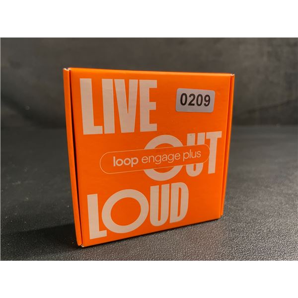 Loop Engage Plus Earplugs - 8 Ear Tip Sizes Incl; 16 dB & 10dB NRR coverage - Lucid Rose - New