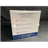 Image 3 : 50PC Box of XL Clean Towels; Dermatologist-Approved Compostable Face Towels - Ultra Soft - New