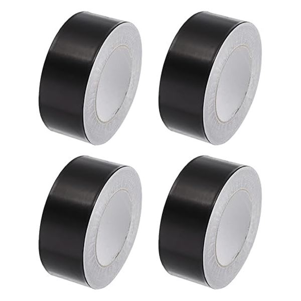 4-Pack of Aluminum Foil Tape/High-Temperature Tape for HVAC/Sealing Ducts (2" x 55 Yards Each) New