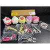 Image 1 : 12PC Hello Kitty & Friends Squishies/Keychains/Sticker Set - New in Box