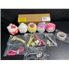 Image 1 : 12PC Hello Kitty & Friends Squishies/Keychains/Sticker Set - New in Box