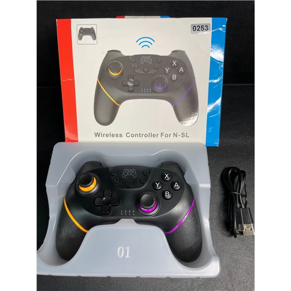 Wireless Controller for Nintendo Switch - Ergonomic Design; USB-C Rechargeable - New