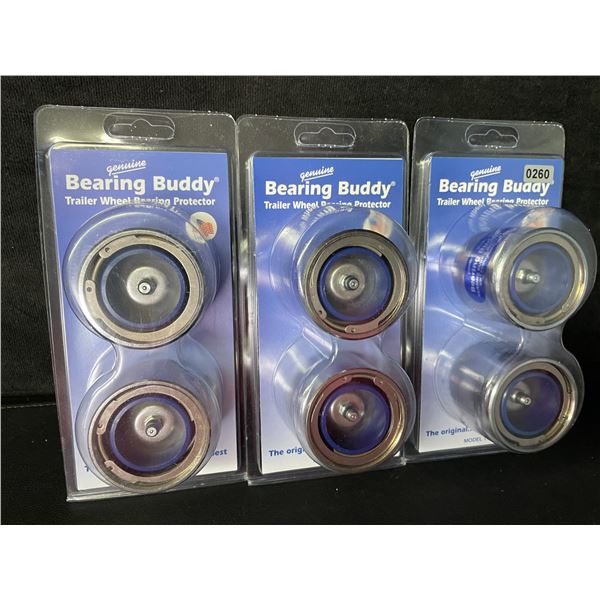3 Packs of Genuine Bearing Buddy Trailer Wheel Bearing Protectors (Model 1980A) - New