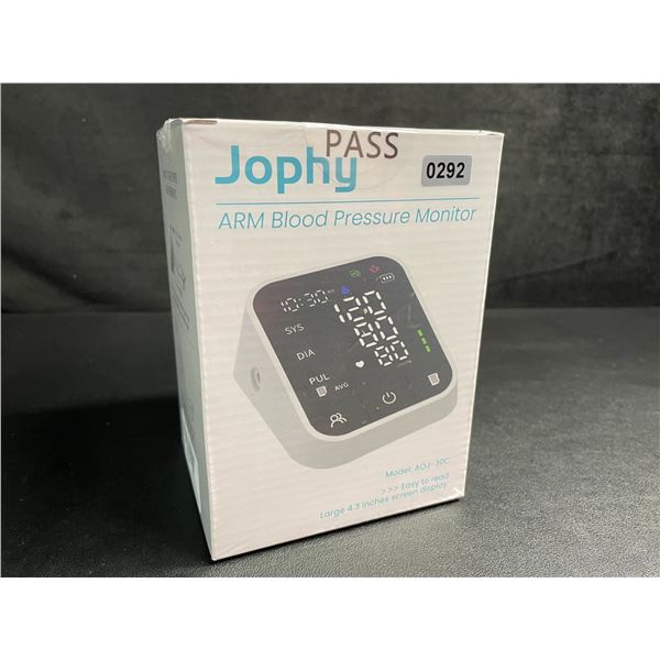 Electric/Automatic Arm Blood Pressure Monitor with Large 4.3" Display Screen - New Sealed