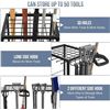 Image 4 : Kingarage Garden Tool Rack/Organizer; Holds 50 Long-Handled Tools/Rakes/Shovels/Brooms - NEW