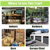 Image 7 : 2-Pack of Automatic Bucket Mouse Traps; Humane Design - Fits 5-Gallon Buckets - New