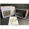 Image 1 : Safe Box/Keepsake Piggy Bank Box with Key/Passcode (Black) Money Safe for Kids - New