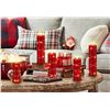 Image 3 : 5-Pack of LED Flameless Candles with Fairy String Light Design/Dancing Flame; Remote Control (Red)