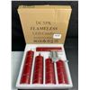 Image 6 : 5-Pack of LED Flameless Candles with Fairy String Light Design/Dancing Flame; Remote Control (Red)