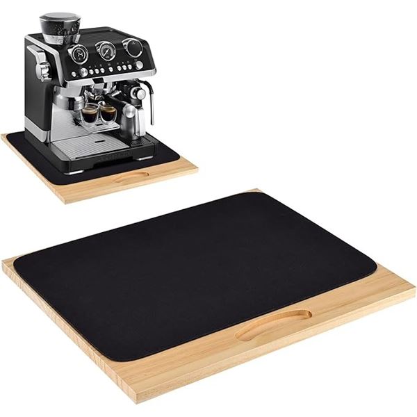 Sliding Tray for Coffee Maker/Countertop Appliance Slider Tray w/ Absorbent Pad (15.8" x 13") New