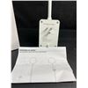 Image 2 : Flexible 20" LED Reading Light with Plug & Socket (Great for Nightstands/Behind Beds) White - New