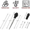 Image 4 : Lot of 4 JY Cookment Stainless Steel Turkey Basters/Syringes for Cooking with Cleaning Brush - New