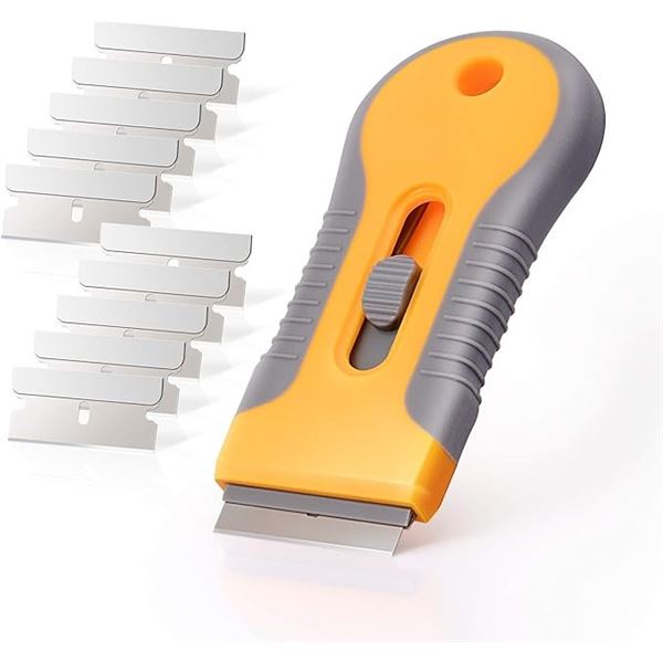 4 Packs of Razor Blade/Scraper Tools with 30PCS Blades - Stainless Steel Blades - New