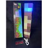 Image 1 : Minecraft Light-Up Wall Torch Lamp - USB-Rechargeable; Multi-Color Effects - New