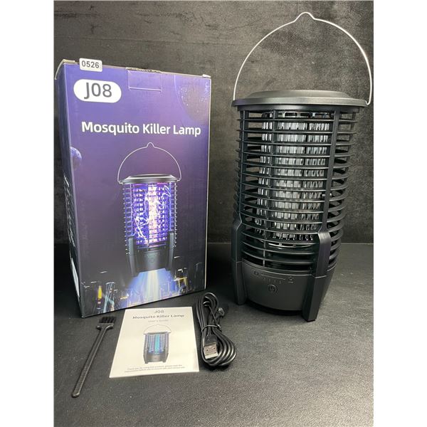 USB Rechargeable Electric Solar Bug Zapper/UV Mosquito Killer Lamp; 4200V, Hanging Design - New