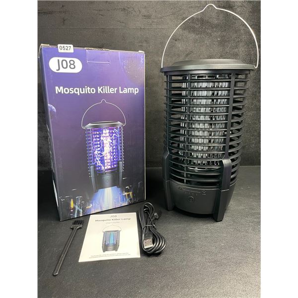 USB Rechargeable Electric Solar Bug Zapper/UV Mosquito Killer Lamp; 4200V, Hanging Design - New