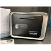 Image 2 : Safe Box/Keepsake Piggy Bank Box with Key/Passcode (Black) Money Safe for Kids - New