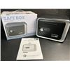 Image 1 : Safe Box/Keepsake Piggy Bank Box with Key/Passcode (Black) Money Safe for Kids - New