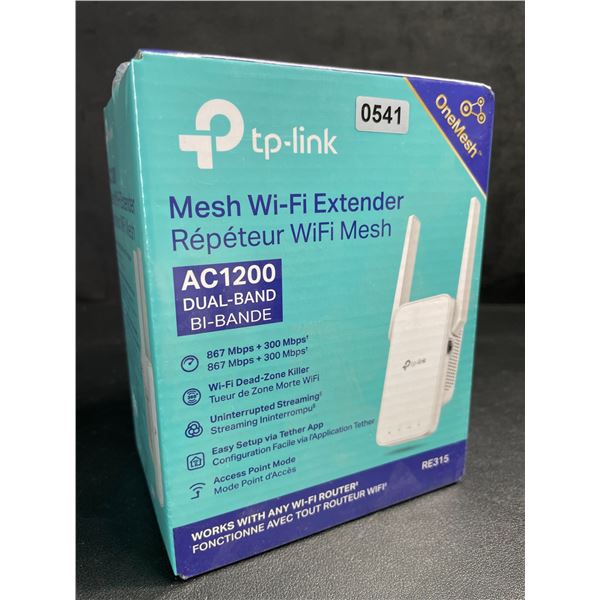 TP-Link AC1200 Mesh Wi-Fi Extender/WiFi Booster - Works with Any WiFi Router - New Sealed!