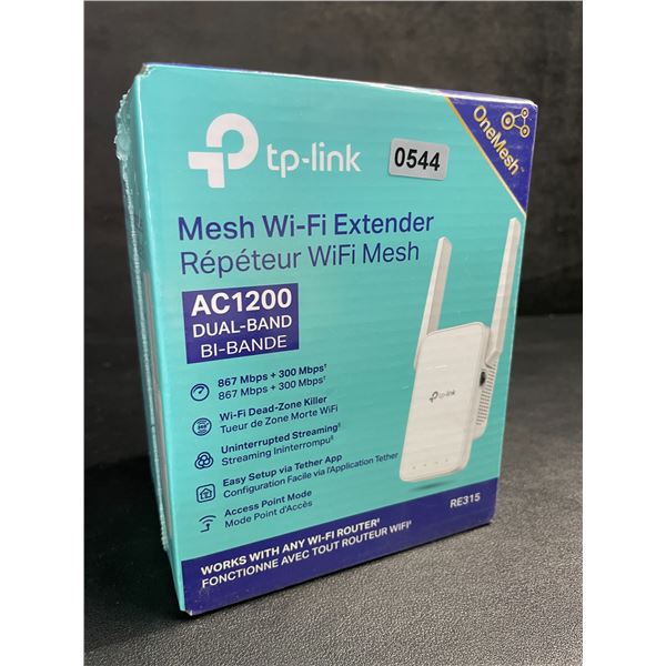 TP-Link AC1200 Mesh Wi-Fi Extender/WiFi Booster - Works with Any WiFi Router - New Sealed!