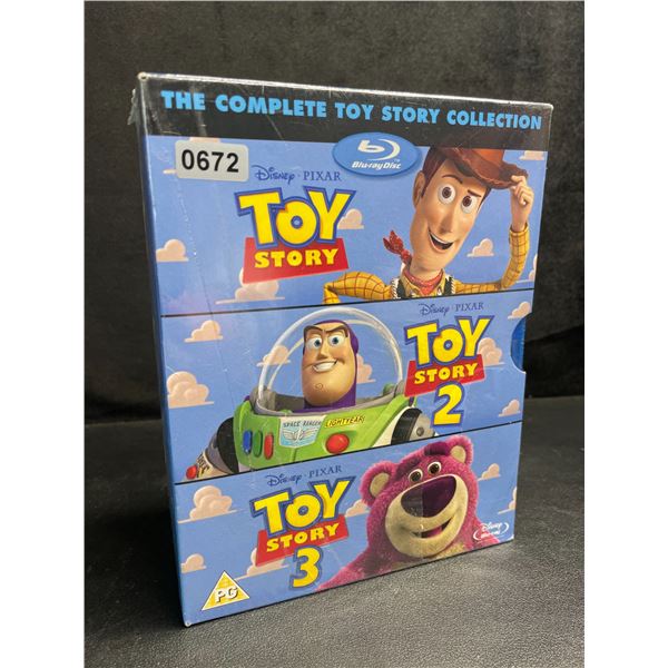 The Complete Toy Story Collection; Blu-Ray Disc Box Set (Incl. Toy Story 1, 2, & 3 - New Sealed!