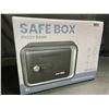 Image 2 : Safe Box/Keepsake Piggy Bank Box with Key/Passcode (Black) Money Safe for Kids - New