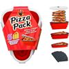 Image 1 : Lot of 2 Collapsible Pizza Pack Reusable Pizza Storage Containers  - New