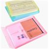 Image 7 : 50-Pack of Poly Envelopes with Button String Snap Closure; A4 Letter Size/Assorted Colours - New