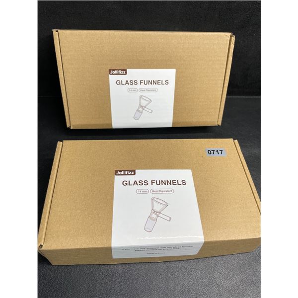 2 Boxes (12PCS Each) Replacement Glass Bowls for Bongs/Pipes etc.  Heat-Resistant Glass Bowls - New