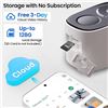 Image 10 : Dual-Band 2K Wireless Security Camera for Outdoors; 2-Way Talk, Motion Detection, Waterproof - New