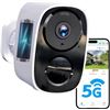 Image 1 : Dual-Band 2K Wireless Security Camera for Outdoors; 2-Way Talk, Motion Detection, Waterproof - New
