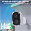 Image 6 : Dual-Band 2K Wireless Security Camera for Outdoors; 2-Way Talk, Motion Detection, Waterproof - New