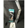 Image 6 : Folding 5-in-1 LED Desk Lamp with Wireless Charging, Alarm Clock, & USB Port - New in Box