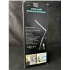 Image 8 : Folding 5-in-1 LED Desk Lamp with Wireless Charging, Alarm Clock, & USB Port - New in Box