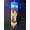 Image 5 : Minecraft Multi-Color Light-Up Wall Torch Lamp - USB-Rechargeable; Multi-Color Effects - New