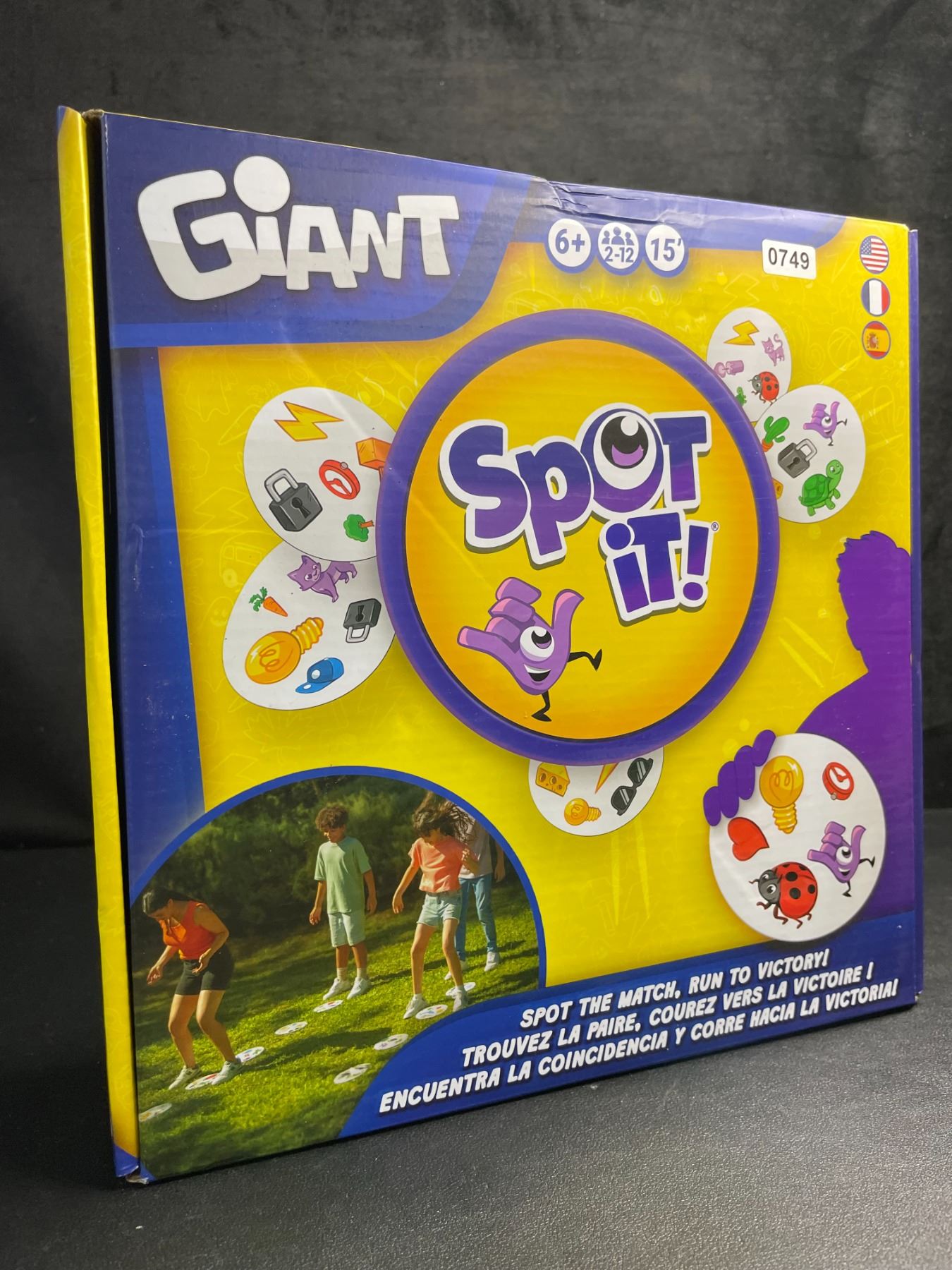 Giant Mathcing Game Animation Giant Spot It! Matching Game for Outdoors/Parties; Spot The Match, Run ...