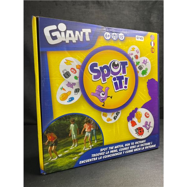 Giant Spot It! Matching Game for Outdoors/Parties; Spot The Match, Run To Victory! - New in Box