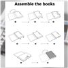 Image 8 : 6-Pack of Decorative Faux Modern Fashion Books/Display Faux Books for Home Decor - New