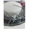 Image 8 : LED 11-Inch Dimmable Black Crystal Flush Mount Ceiling Light Fixture; Modern Round Design - NEW