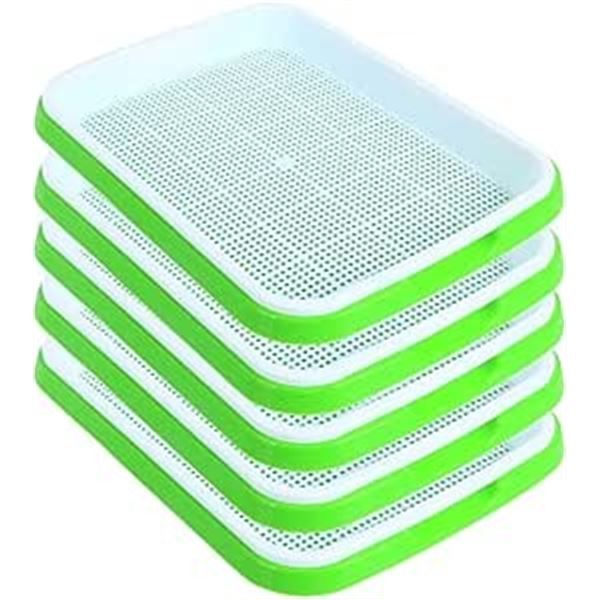 10-Pack of Seed Sprouter Plant Trays/Germination Trays for Seeds - New
