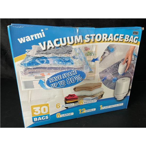 30-Pack of Vacuum Storage Bags (Assorted Sizes) Jumbo/Large/Med/Small - New