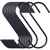 Image 1 : 2 Packs (30PCS Each) Black S Hooks (3.3") Large S Hanging Hooks; Versatile/Multipurpose Hooks - New