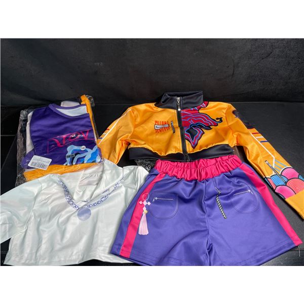 Lot of 2 K-Pop Demon Hunters 3PC Rumi Outfits for Girls - Fits 9-10 yrs and 4-5 yrs - New