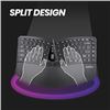 Image 5 : Perixx Periduo-606 Wireless 3-in-1 Combo with Ergonomic Keyboard,Vertical Mouse & Numeric Keypad NEW