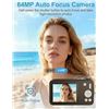 Image 8 : 4K Ultra HD Digital Camera with 16X Digital Zoom, 2.8" Screen; Compact Digital Camera - New