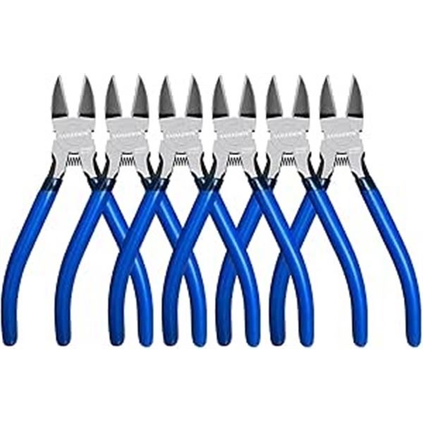 6-Pack Box of Wire Cutters/Wire Snips - 6" Size - New