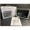Image 1 : Safe Box/Keepsake Piggy Bank Box with Key/Passcode (Black) Money Safe for Kids - New